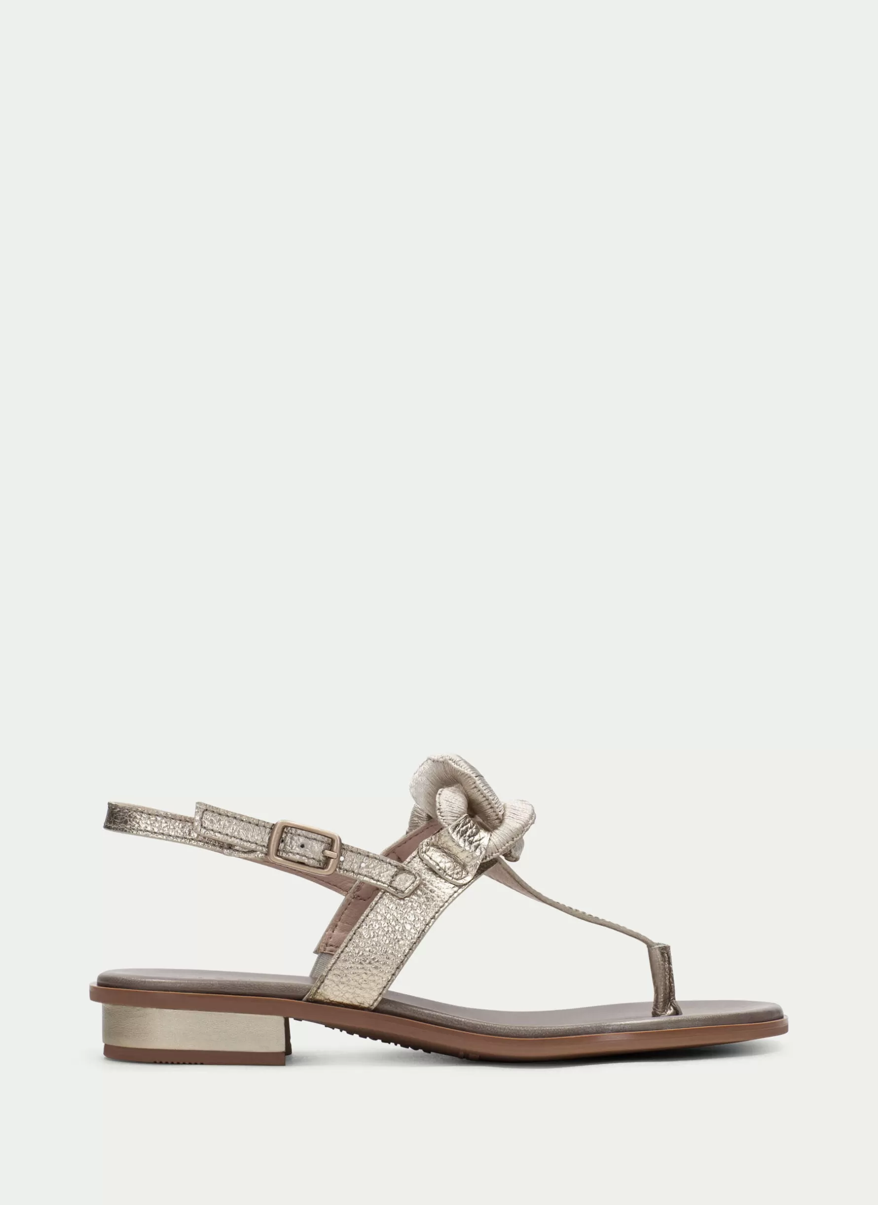 Outlet Hispanitas Flat Sandal Ibiza Gold