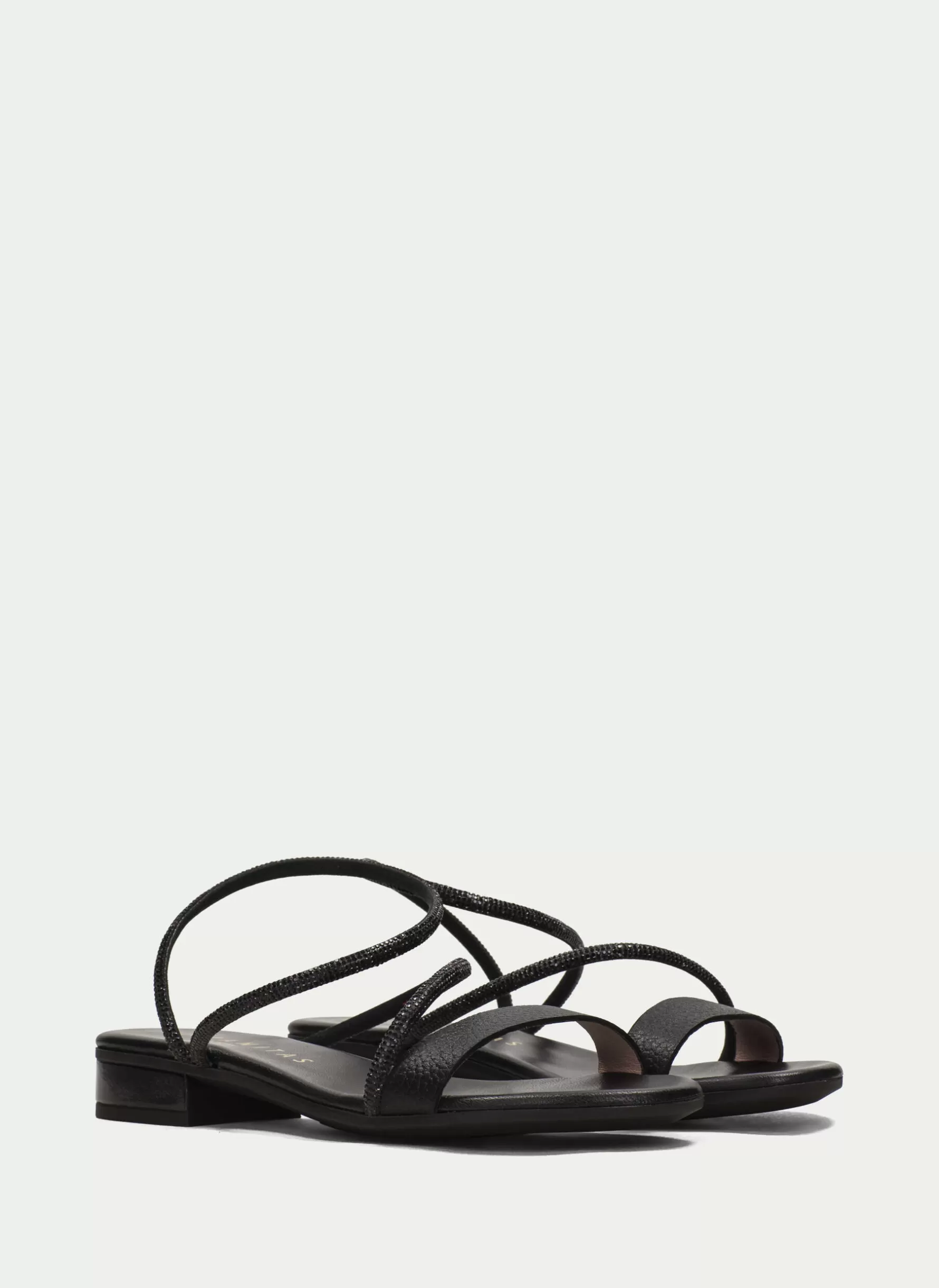 New Hispanitas Flat Sandal Lena Black