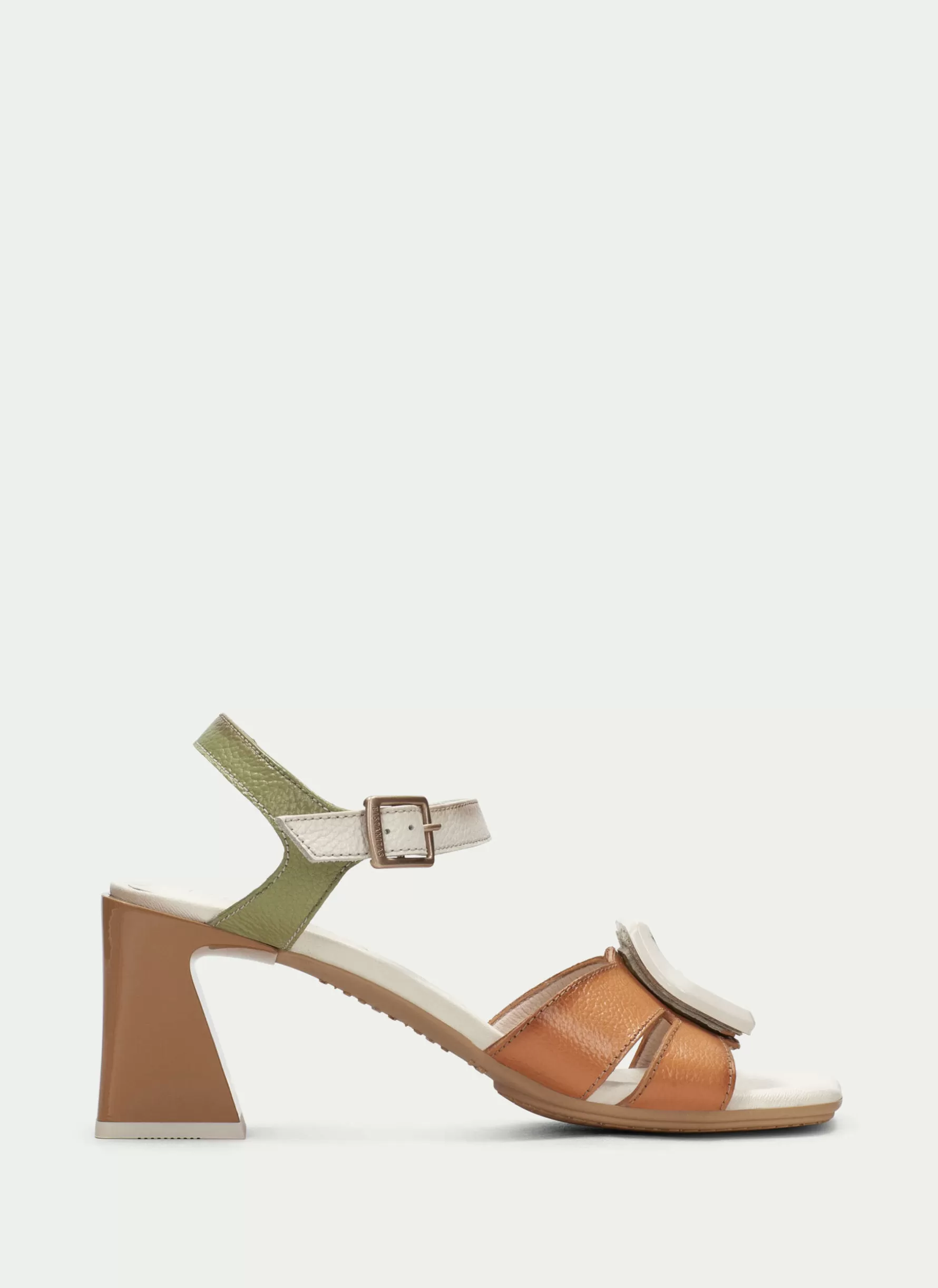 Fashion Hispanitas Heeled Sandal Mallorca Aloe-cream-peach