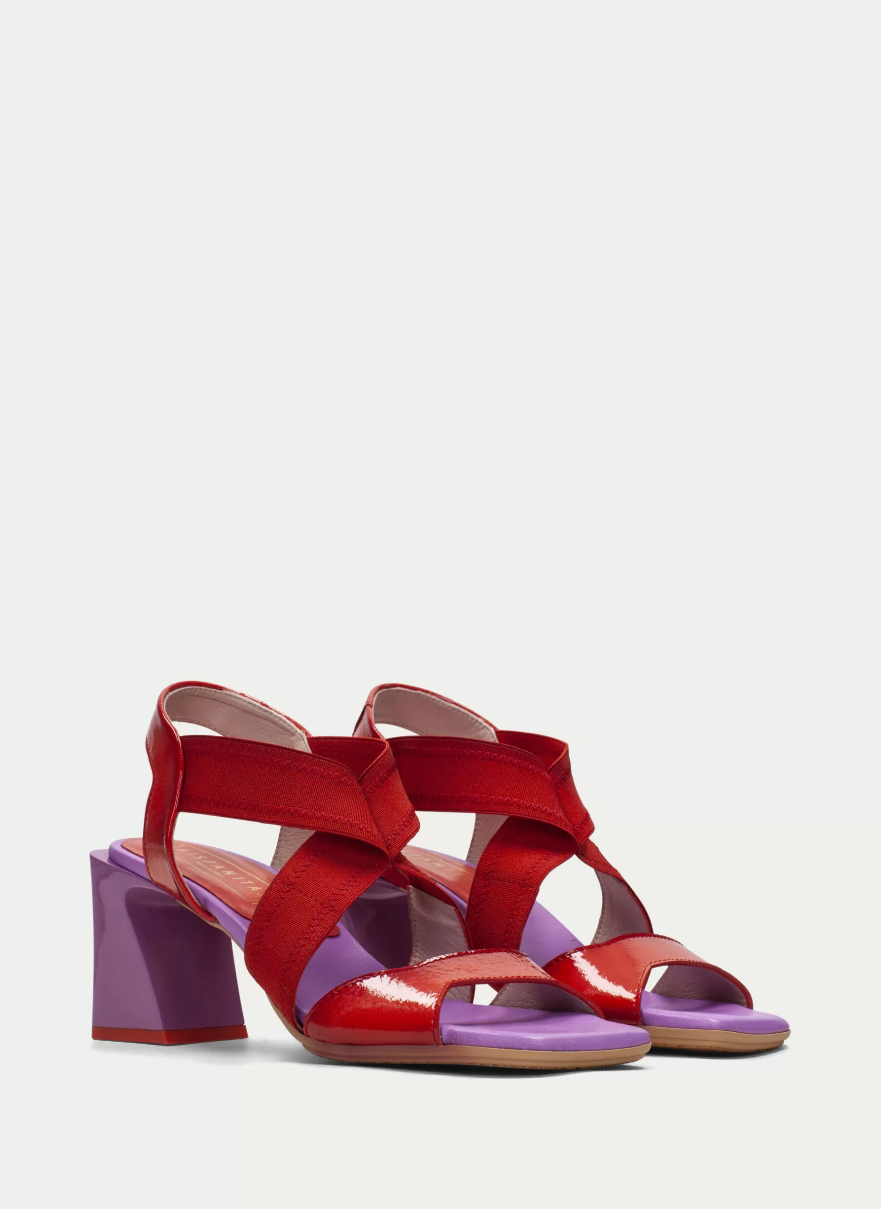 Store Hispanitas Heeled Sandal Mallorca Violet-red