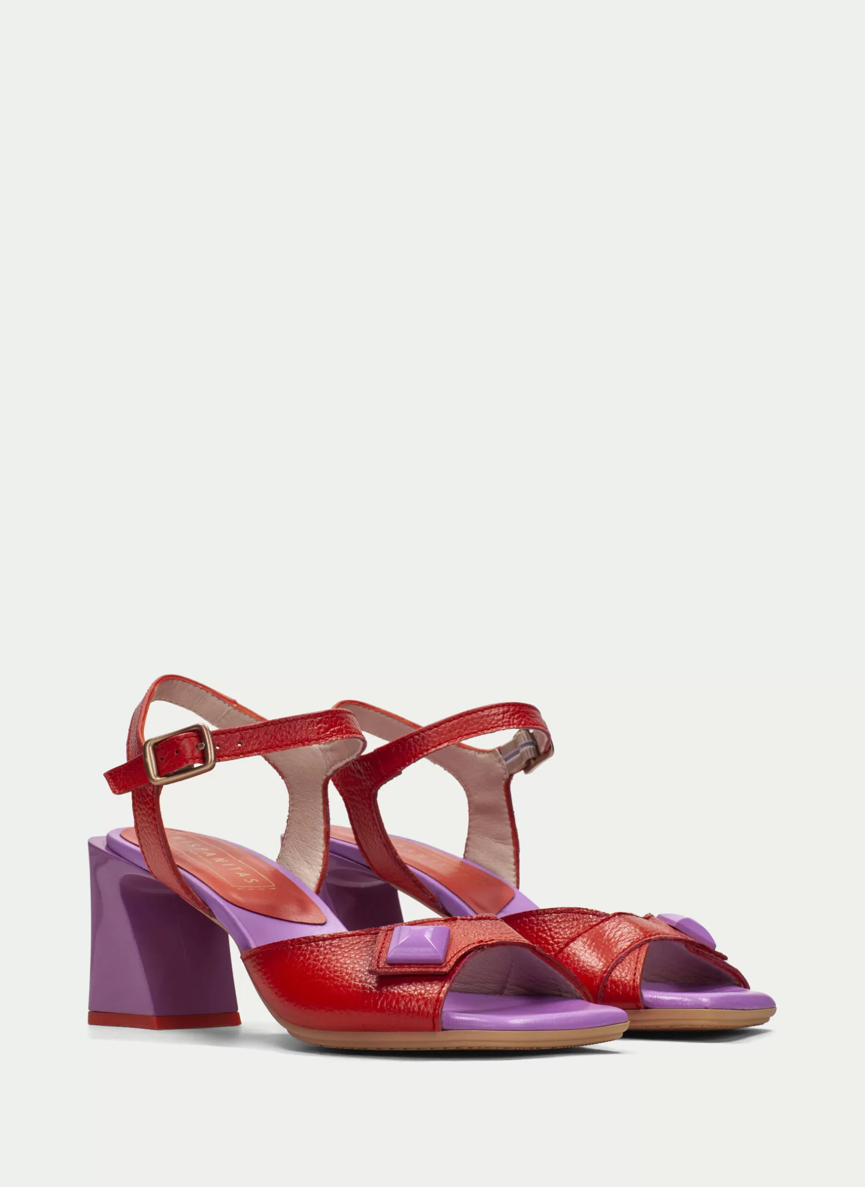 Fashion Hispanitas Heeled Sandal Mallorca Violet-red