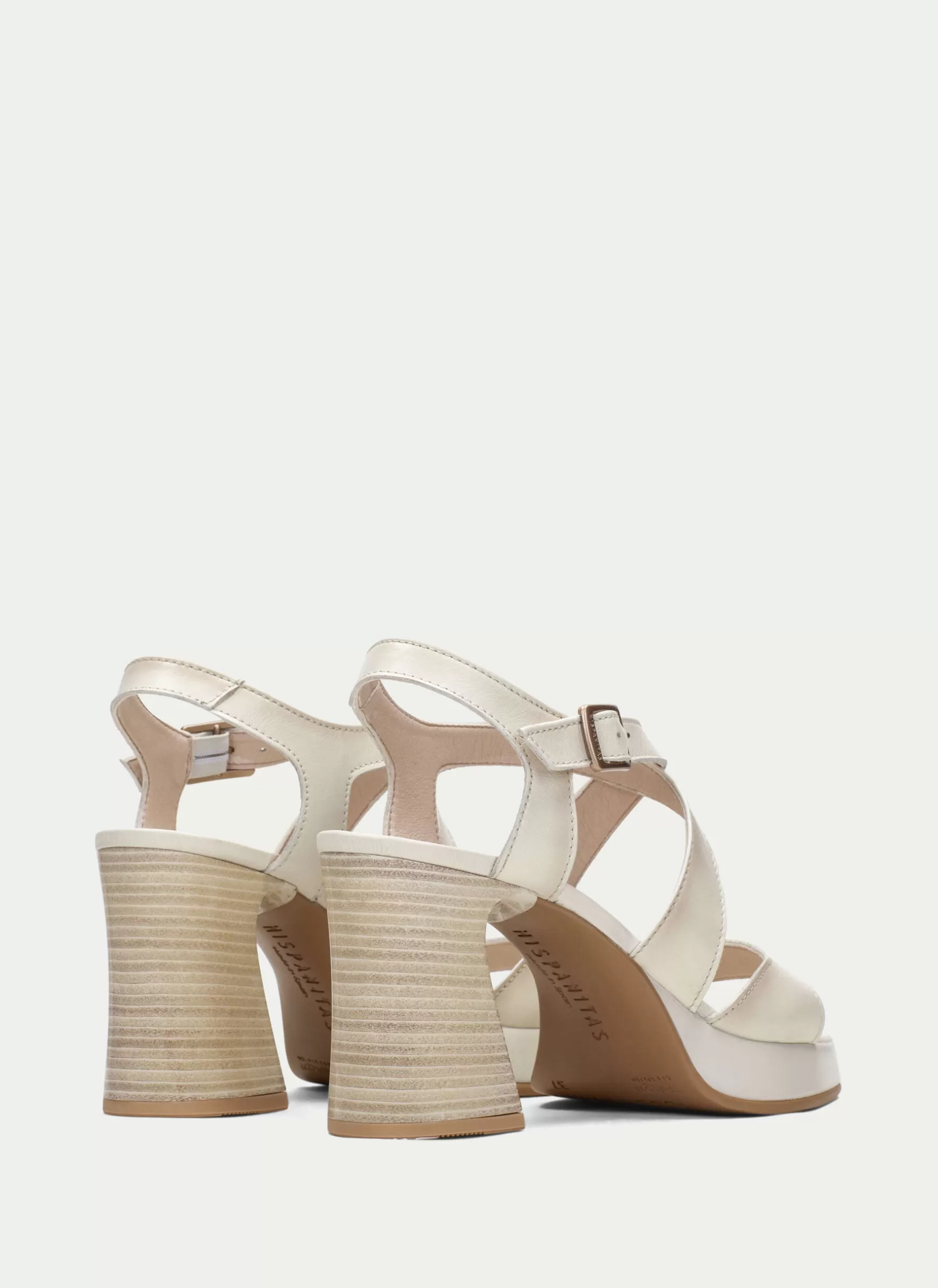 Outlet Hispanitas Heeled Sandal Tahiti Cream