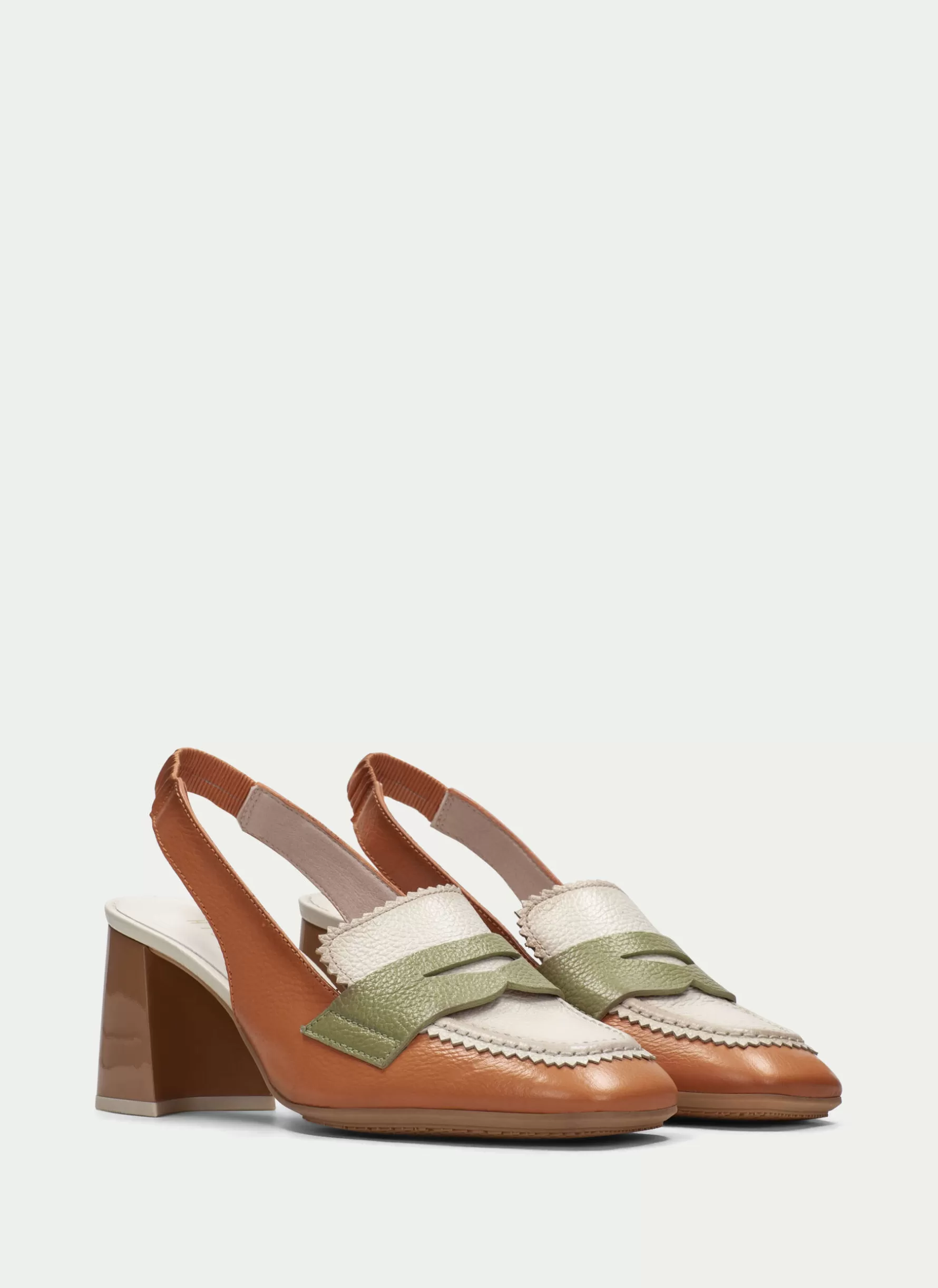 Shop Hispanitas Slingback Malta Aloe-cream-peach