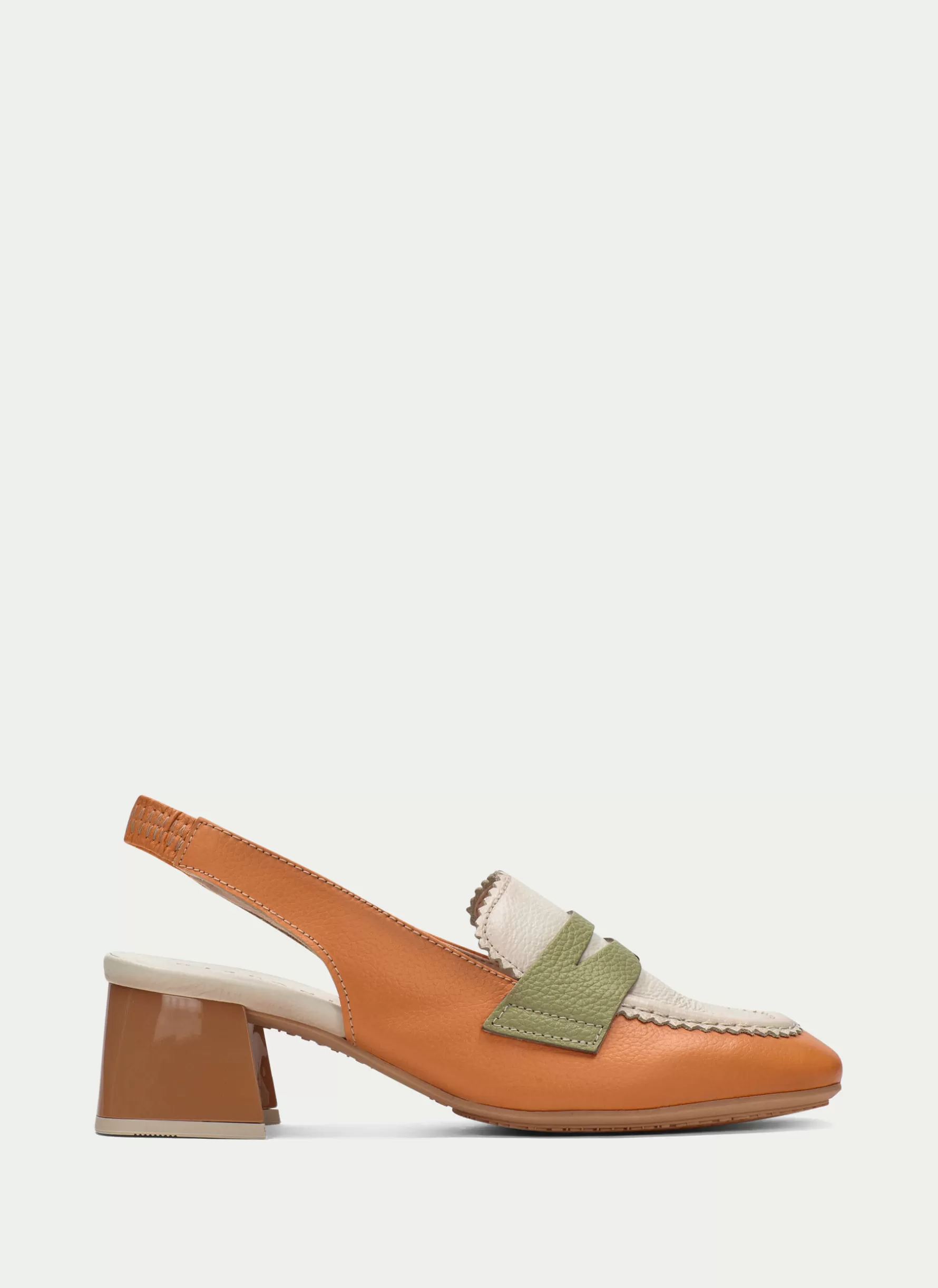 Outlet Hispanitas Slingback Malta Aloe-cream-peach