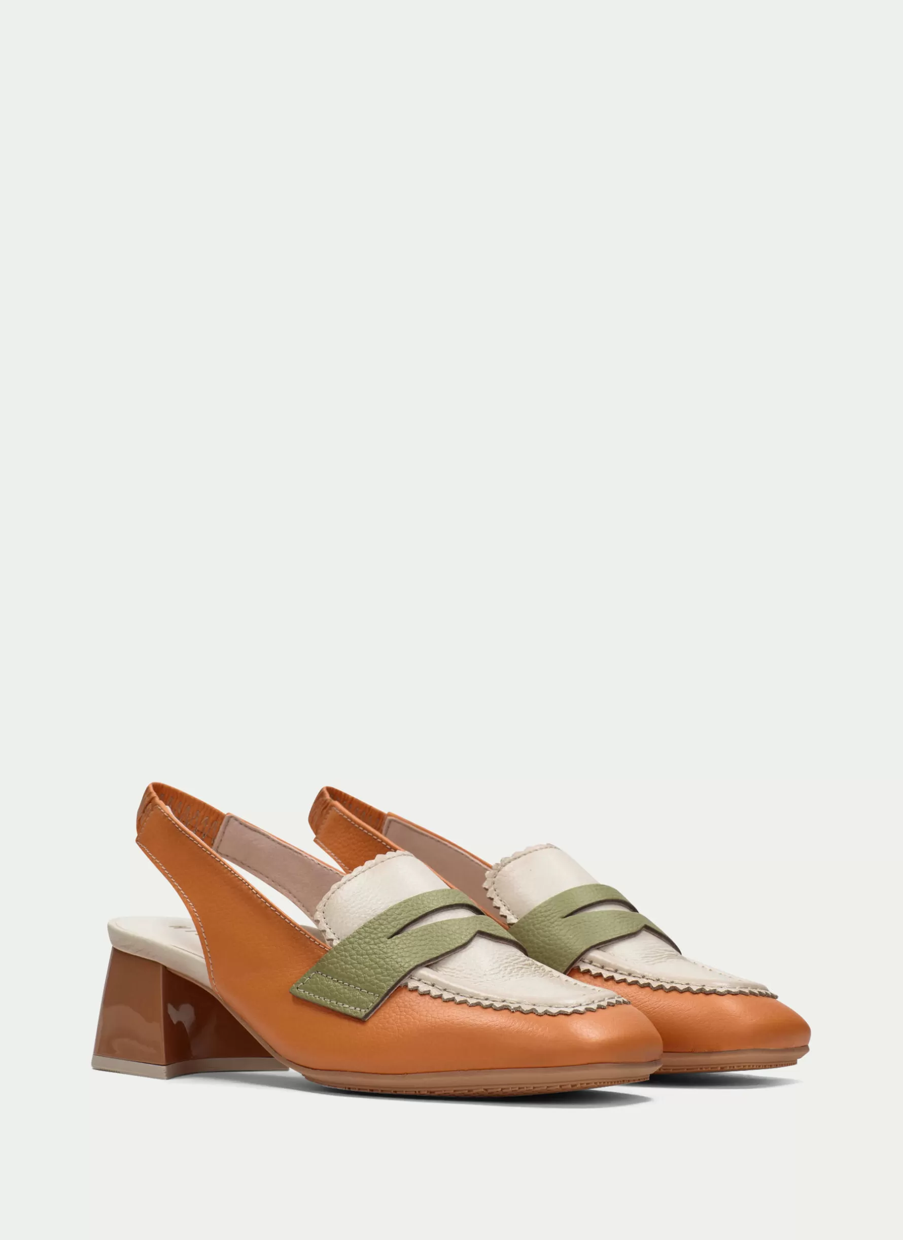 Outlet Hispanitas Slingback Malta Aloe-cream-peach