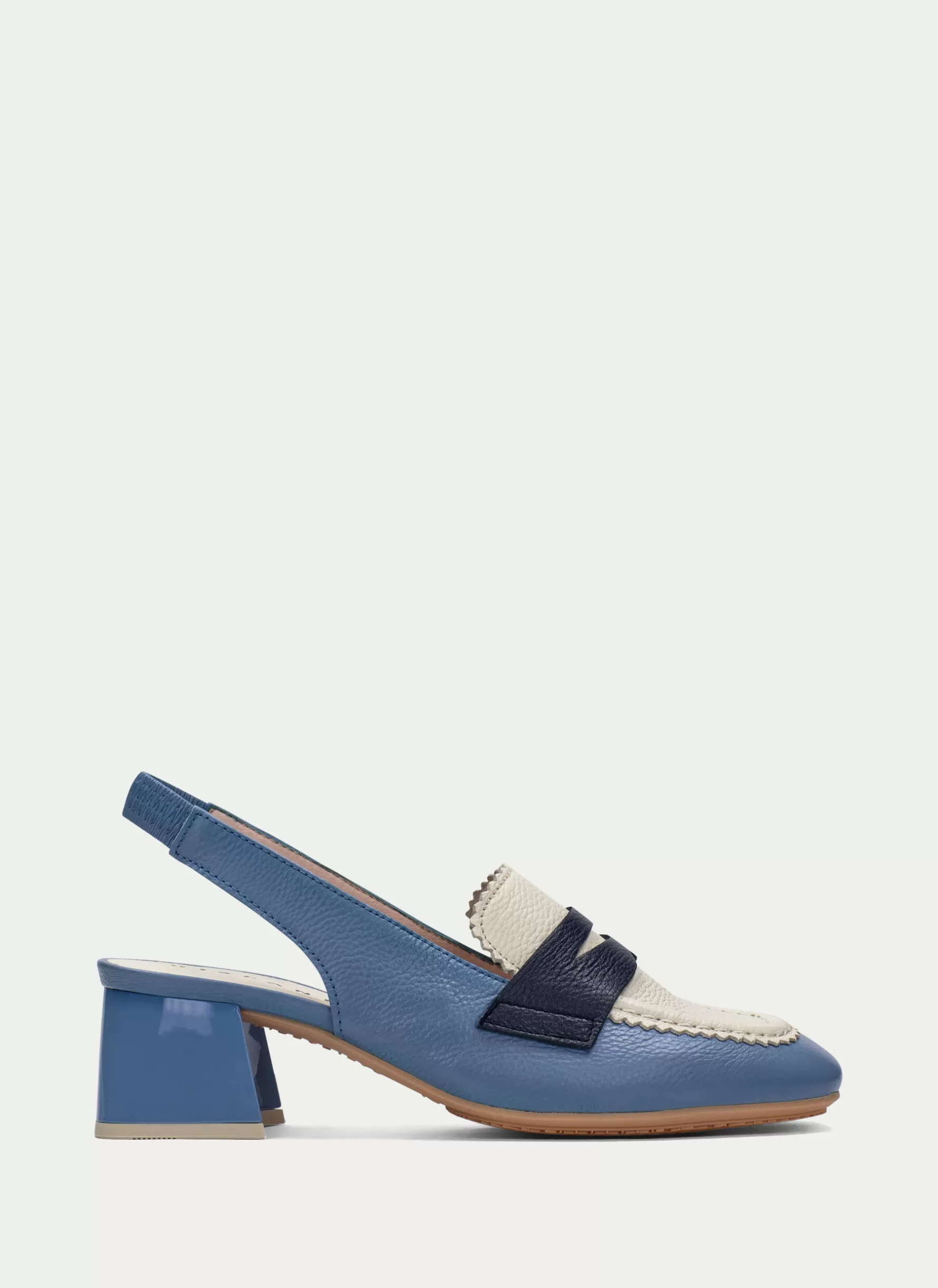 Discount Hispanitas Slingback Malta Azure-cream