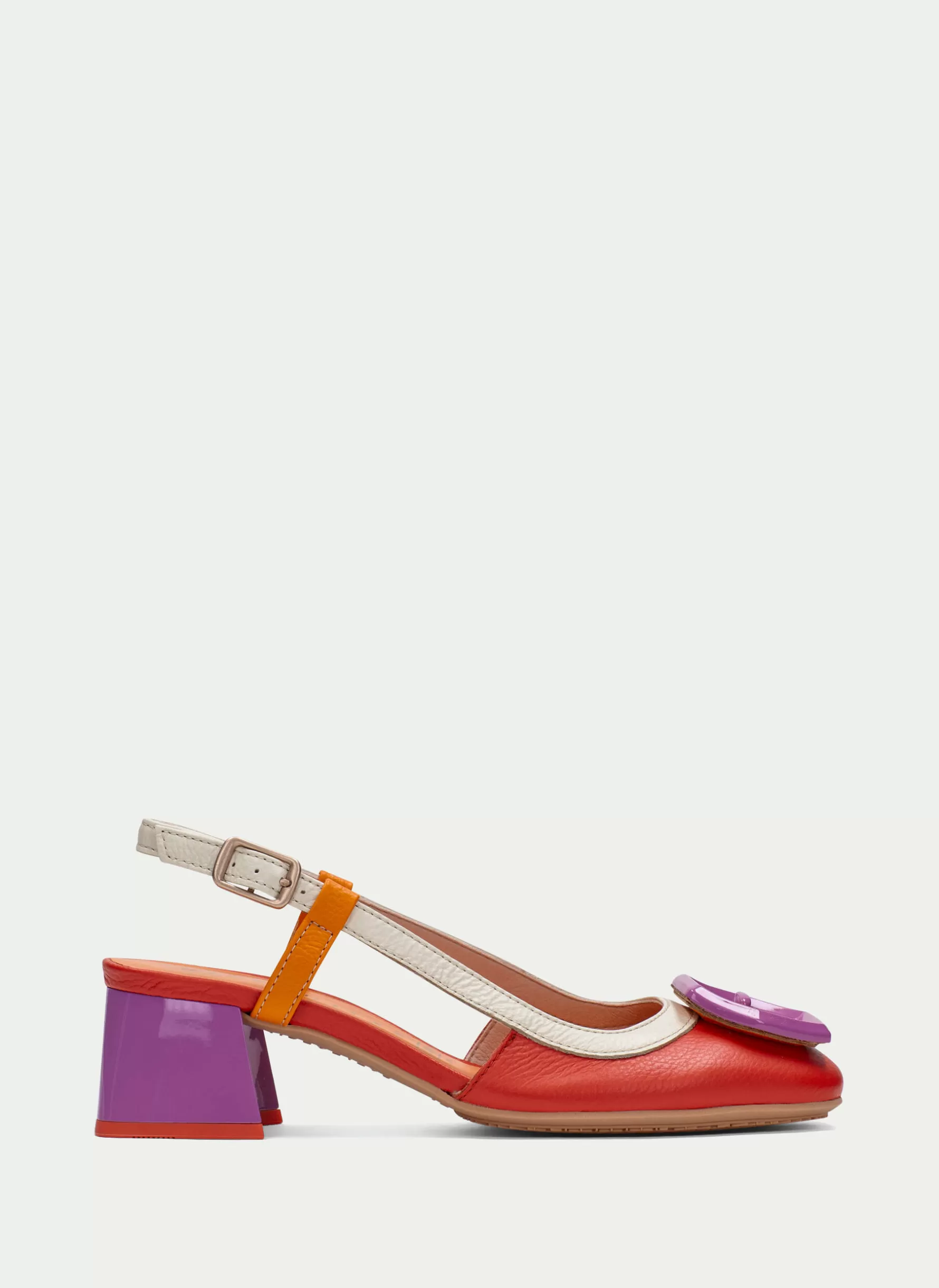 Best Hispanitas Slingback Malta Red-violet-orange