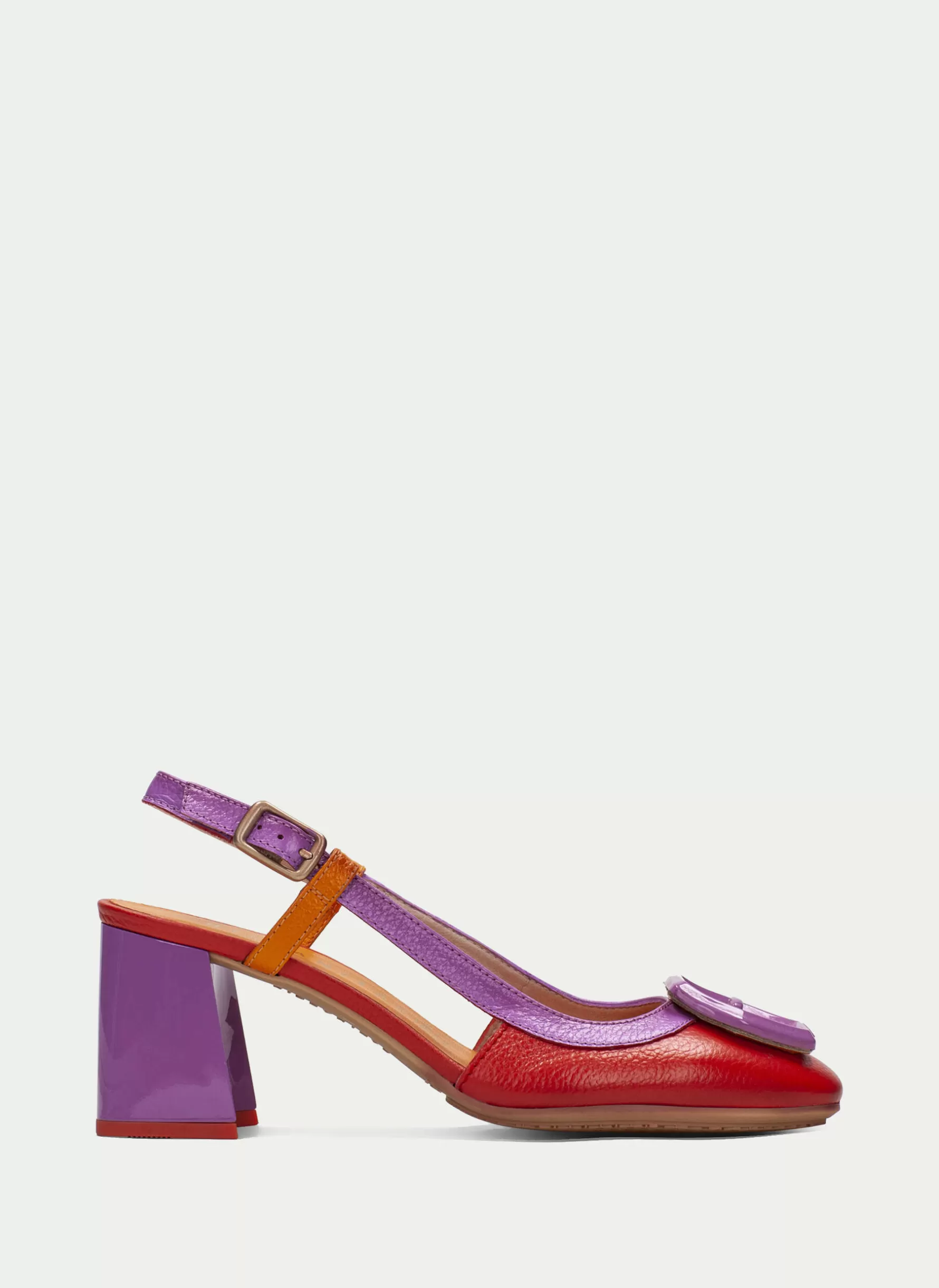 Best Sale Hispanitas Slingback Malta Red-violet-orange