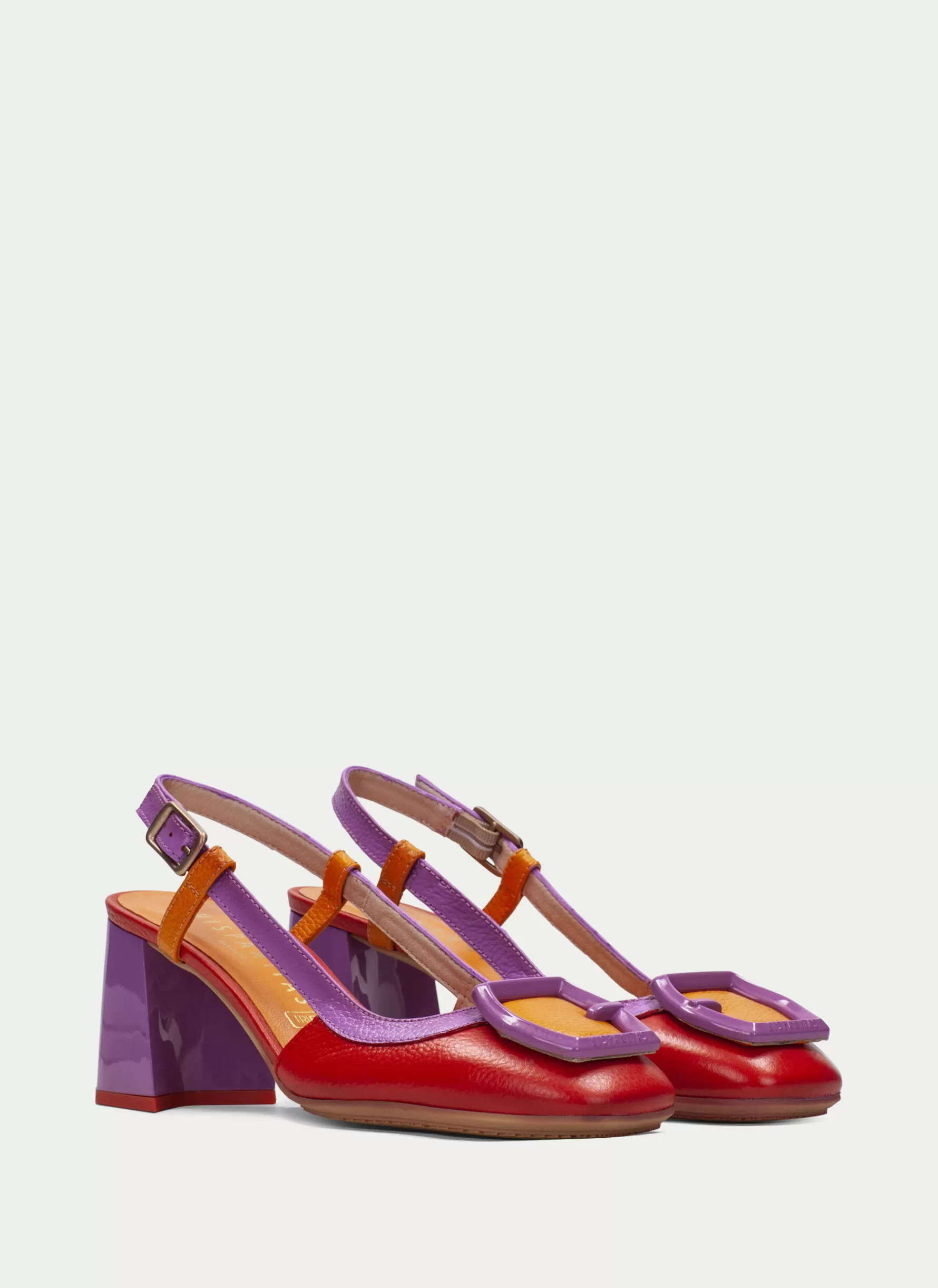 Best Sale Hispanitas Slingback Malta Red-violet-orange