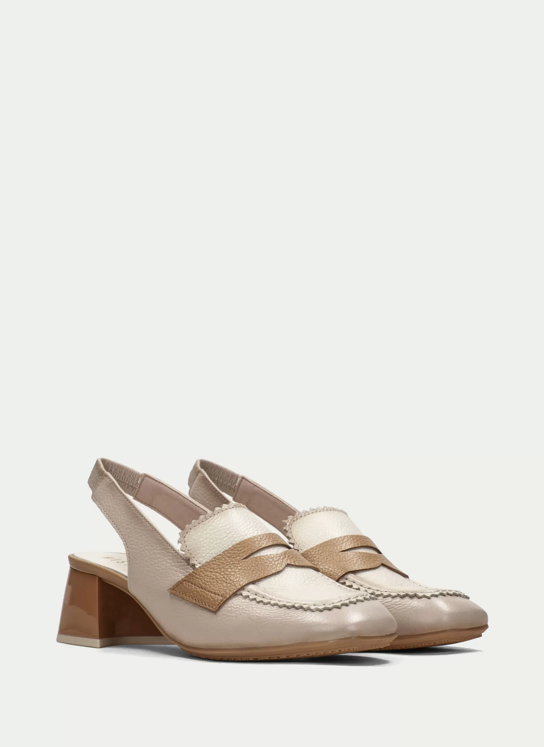 New Hispanitas Slingback Malta Stone-desert