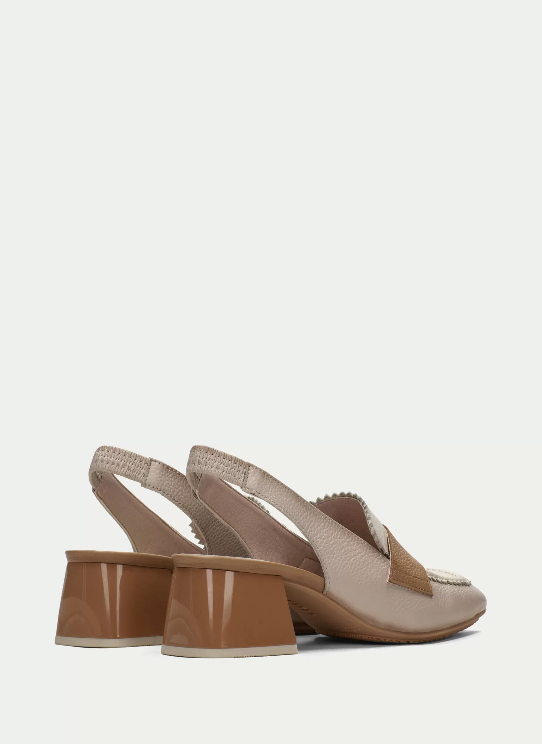 New Hispanitas Slingback Malta Stone-desert