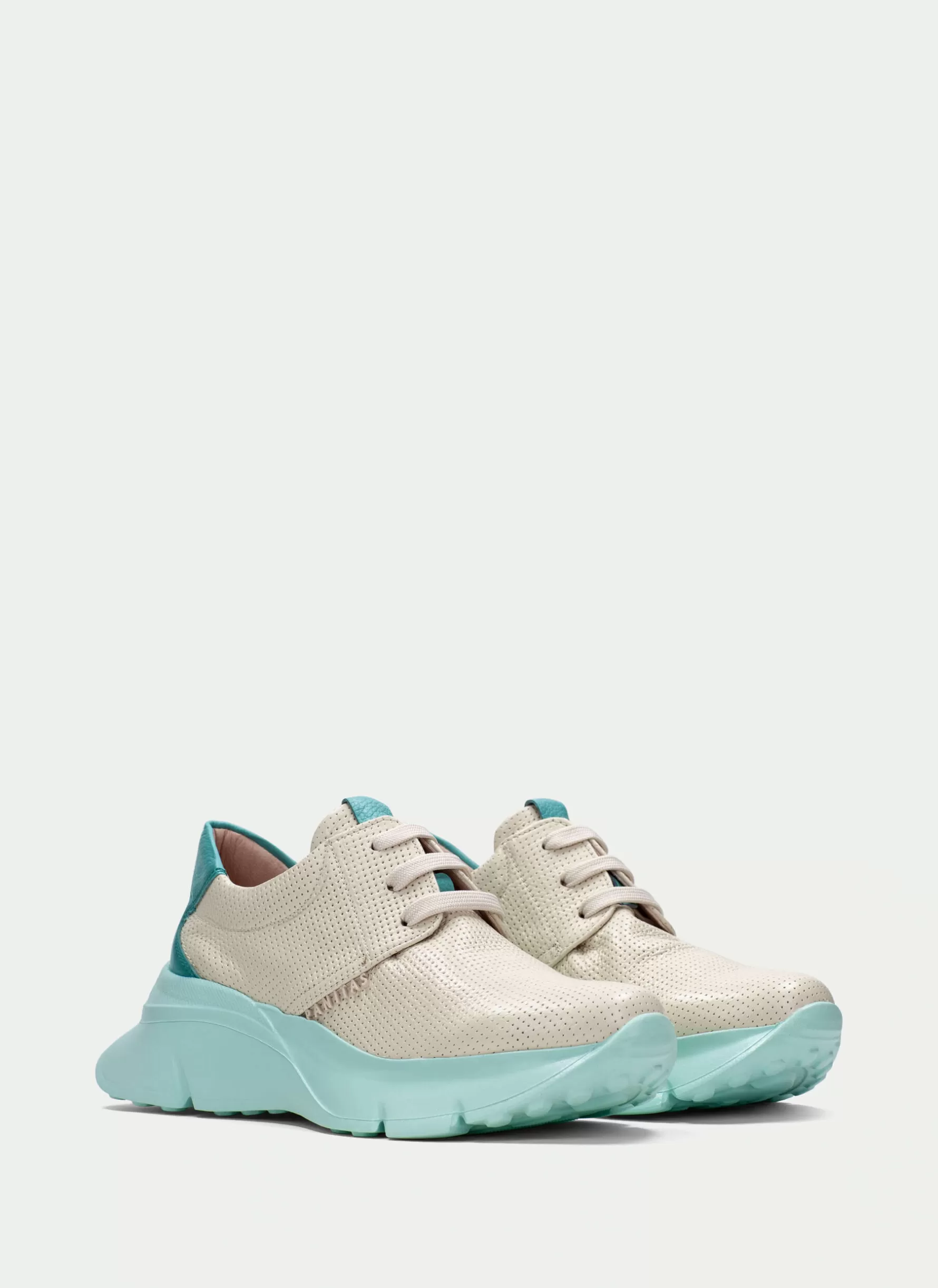 Outlet Hispanitas Sneaker Hawai Cream-aquamarine