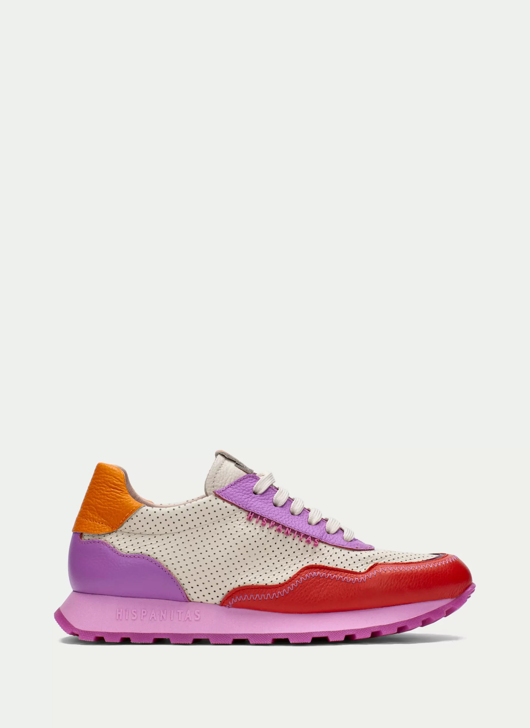 Best Sale Hispanitas Sneaker Loira Red-cream-violet